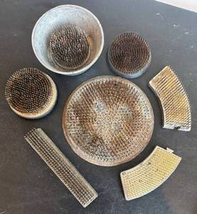 DR - Vintage Floral Frogs Set - Assorted Shapes