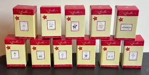 DR - Department 56 Christmas Krinkles - Twelve Days of Christmas Series Ornaments (Lot of 11 - missing #12)