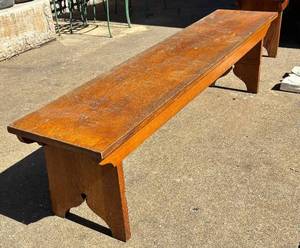 BY - Vintage Wood Bench