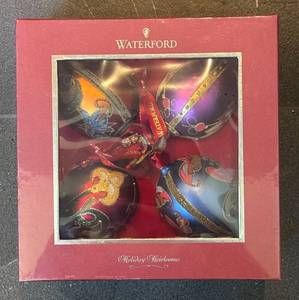 DR - New Sealed Waterford Beaded Lace Seasonal Egg Ornament Set