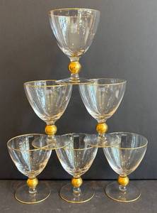 K - Six Classic Touch Water Goblets from the Glim Collection