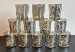 DR - Mercury Glass Votive Candleholders