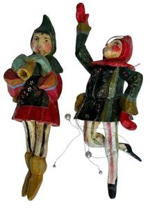 DR - House of Hatton 1999 Two Elves Vintage Ornament