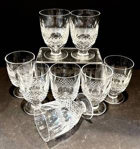 DR - Waterford Colleen Crystal Footed Goblets - 8-Piece Set