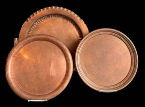 LR -Copper Platters - 3-Piece Set