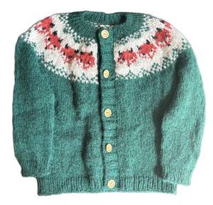 DR - Handmade Wool Kids Cardigan Sweater - Approx Size 5