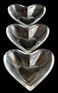 DR - Marquis by Waterford Heart Dishes - 3-Piece Set
