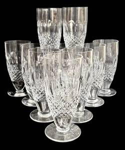 DR - Waterford Colleen Short Stem Iced Tea Glasses - 6.5 in Tall Irish Crystal