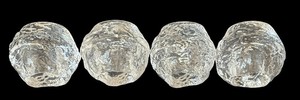 LR - Kosta Boda Snowball Votive Holders - Set of 4