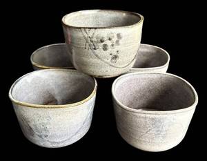 DR - Set of Five Richard Bresnahan Bowls - Stoneware