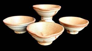 DR - IIRO Japanese Tea Bowls - Chawan Lot of 5)