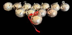 DR - Wallace Silver Plate Bells (Lot of 12) - 2.5 in tall