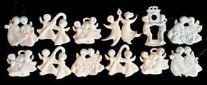 DR - Haviland Limoges France Ornaments (Lot of 12)