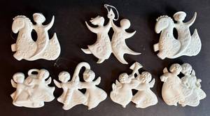 DR - Haviland France Noel 7-Piece Christmas Ornament Set