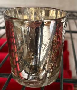 G - Silver Votive Holders 3 in Tall (Lot of 23)