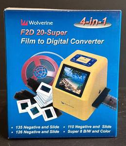 DR - Wolverine F2D 20-Super 4-in-1 Film to Digital Converter