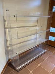 UL - Lucite Shelving Unit - Clear Acrylic Display Shelves