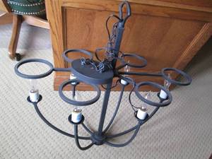 Metal chandelier...