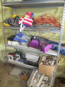 All contents of shelf, including el...