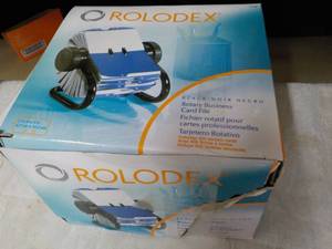 Rolodex...