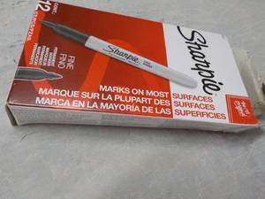 Sharpie Fine Pt. Permanent Markers...