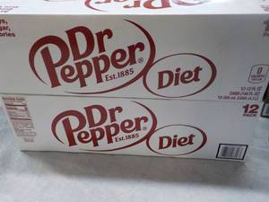 2 Diet Dr. Pepper 12 packs...
