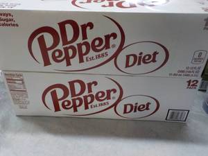 2 Diet Dr. Pepper 12 packs...