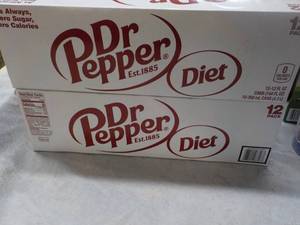 2 Diet Dr. Pepper 12 packs...