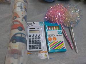 Desk Mat, Calculator, Highlighters,...