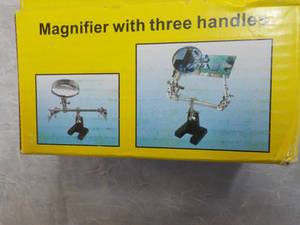 Magnifier with 3 Handles for Miniat...
