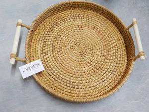11 Round Woven Tray...