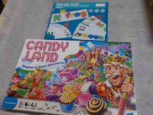 CandyLand and Spelling Game...