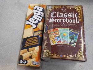 Jenga and Set of 3 Puzzles...