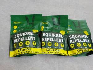 3 Bags Squirrel Repellent...