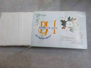 Set of 2 Burr Home White Pillow Cas...