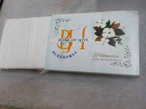 Set of 2 Burr Home White Pillow Cas...