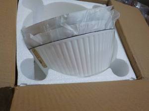 Set of 3 Ceramic Bowls 4 x 8...