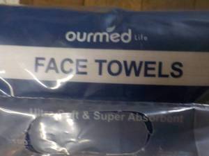 300 Ourmed Face Towels...