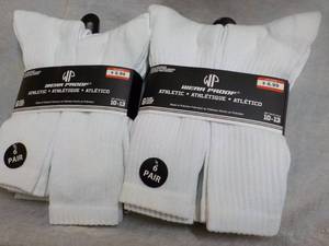 12 pair White Wear Proof Sockings s...