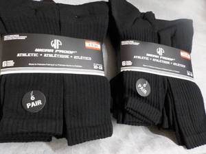 12 pair Black Wear Proof Sockings s...
