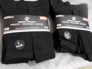 12 pair Black Wear Proof Sockings s...