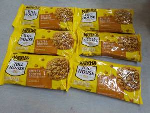 6 bags Tollhouse 11 oz Butter Scotc...