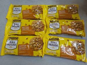 6 bags Tollhouse 11 oz Butter Scotc...