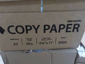 5000 Sheets White 8 12 x 11 Copy ...