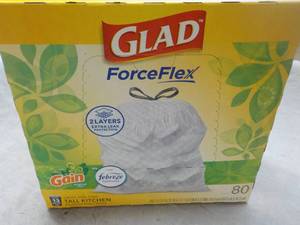 80 Glad Force Flex Febreze Tall Kit...