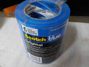 6 Rolls Scotch 1 x 360 yards Blue ...