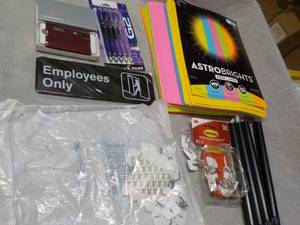 Office Products in a File Bin...