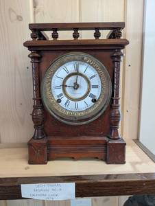 Seth Thomas Calendar Clock - Eight-Day Cabinet No.4 - 1876