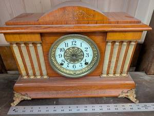 Seth Thomas Mantel Clock - Movement No. 119, 11-Jewel, 6-Size Antique Timepiece