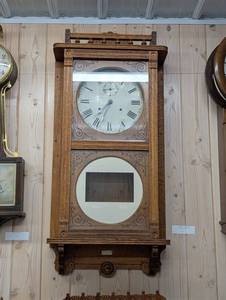 Seth Thomas Regulator Clock 1871 - Antique Oak Case